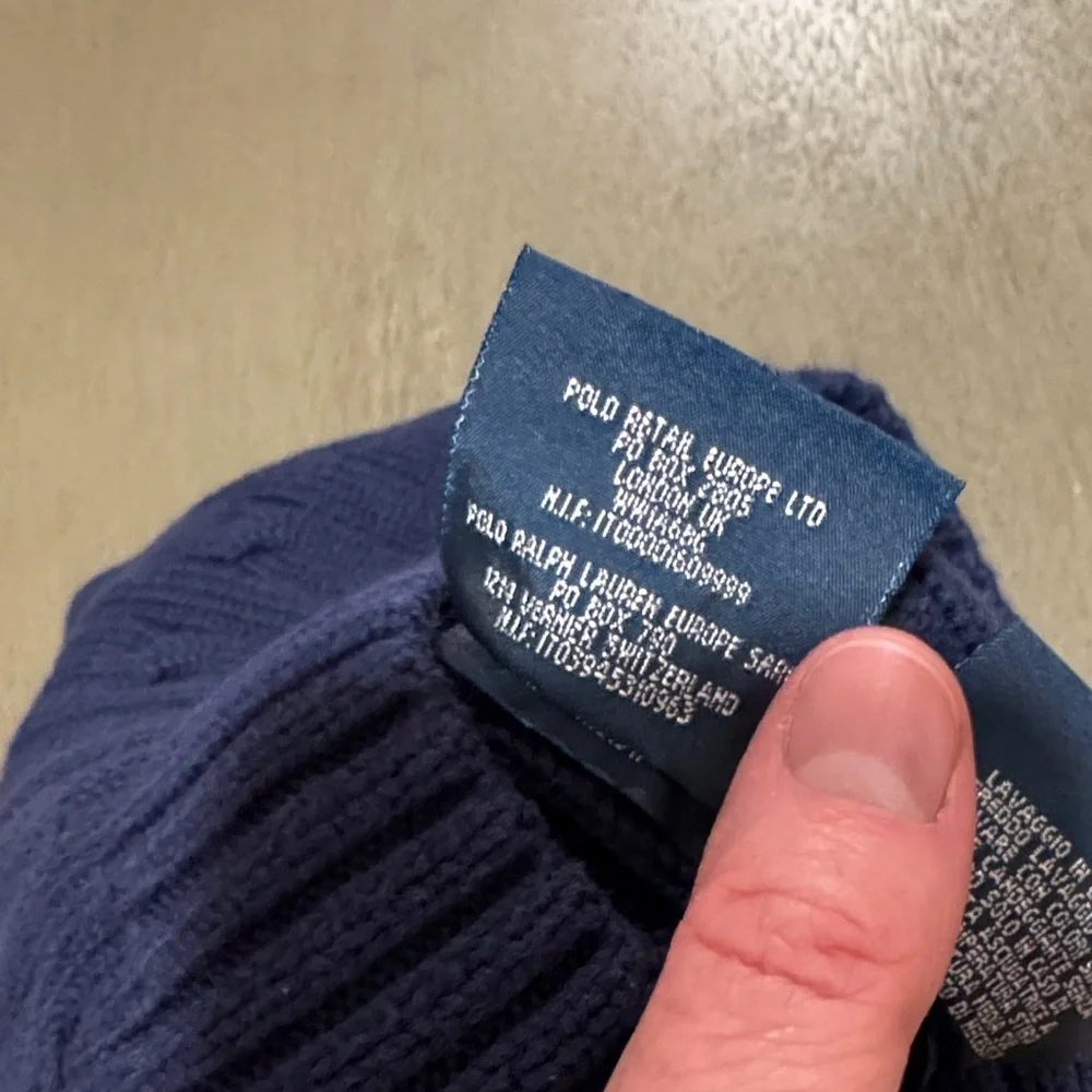 Ralph Lauren navy knit